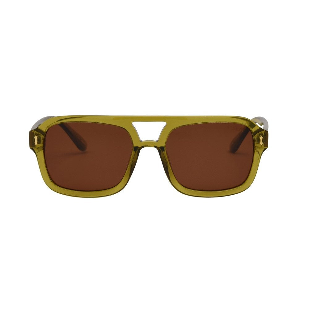 I-SEA Royal Polarized Sunglasses - Olive / Brown Polarized Lens