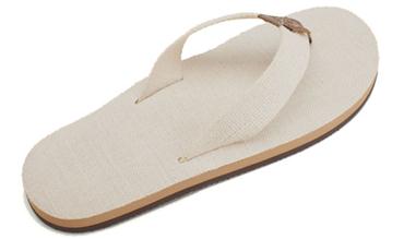 Rainbow Sandals Single Layer Hemp Top and Strap with Arch Support (Mens)