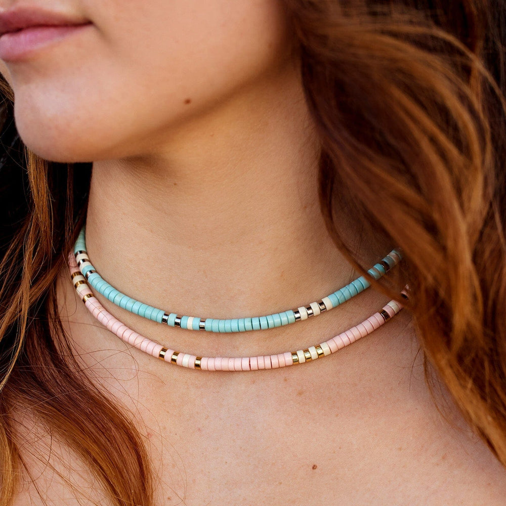Pura Vida Bracelets Sealife Necklace - Turquoise