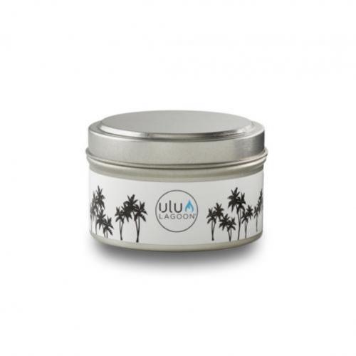 Ulu Lagoon 6oz Black Palms Travel Tin Candle (Coconut Surf Wax Scent)