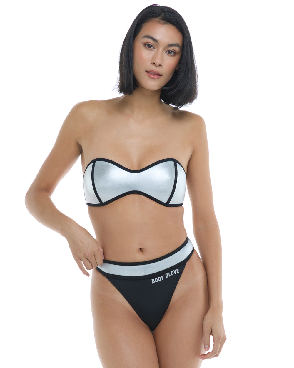 Body Glove The '91 Tainted Love Swim Top - Silver