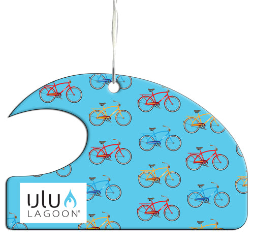 Ulu Lagoon Bikes Mini Wave Air Freshener (Coconut Surf Wax Scent)