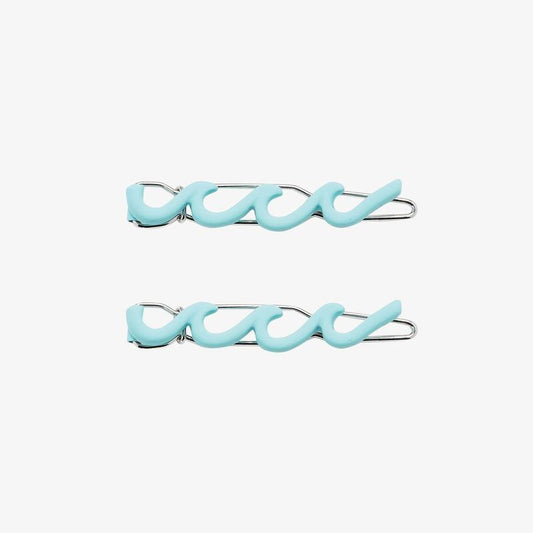 Pura Vida Enamel Wave Hair Barrettes (Set of 2)