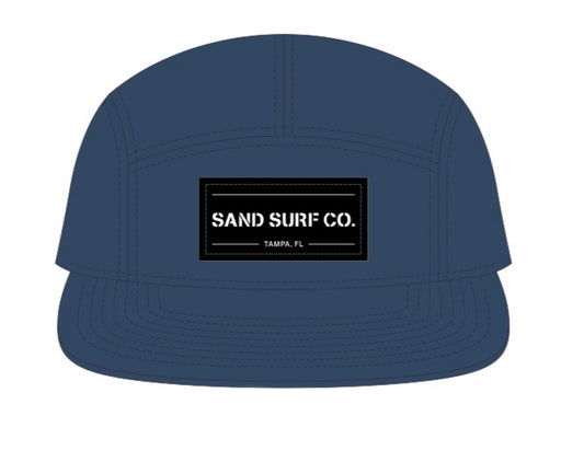 Sand Surf Co. Five Panel Patch Hat