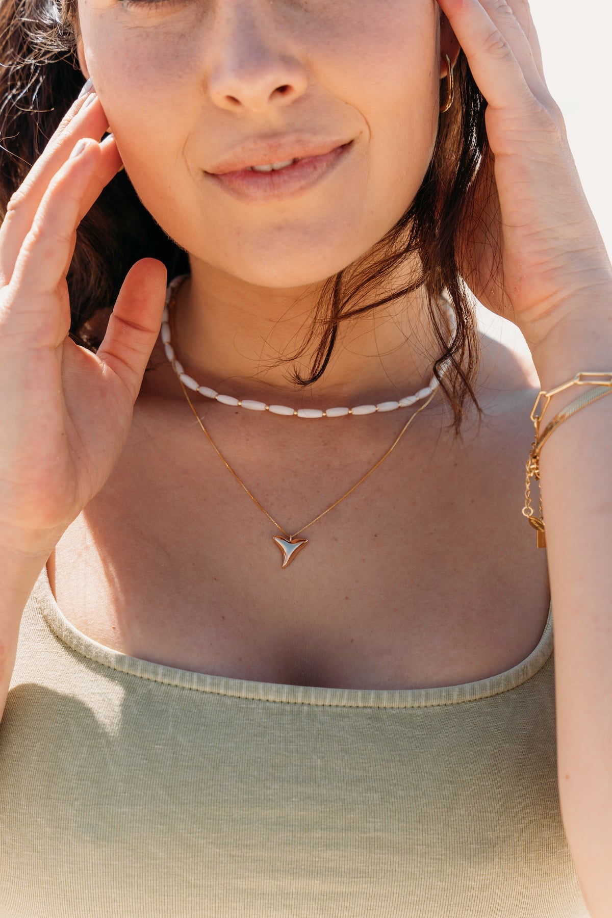 Shark tooth necklace deals womens