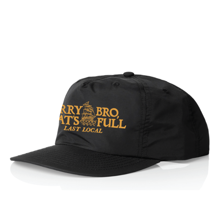 Last Local "Sorry Bro" Nylon Snapback Hat - Black