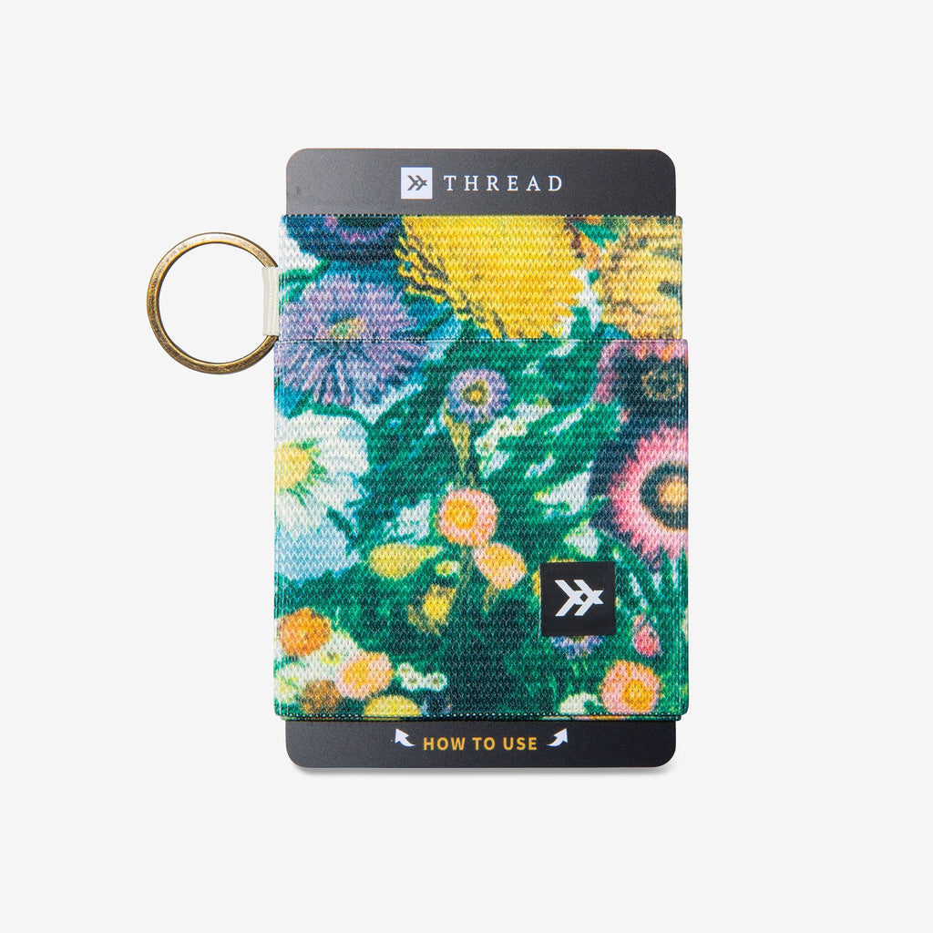 Thread Wallets Claudia Elastic Wallet - Floral Elastic Wallet Spring ...