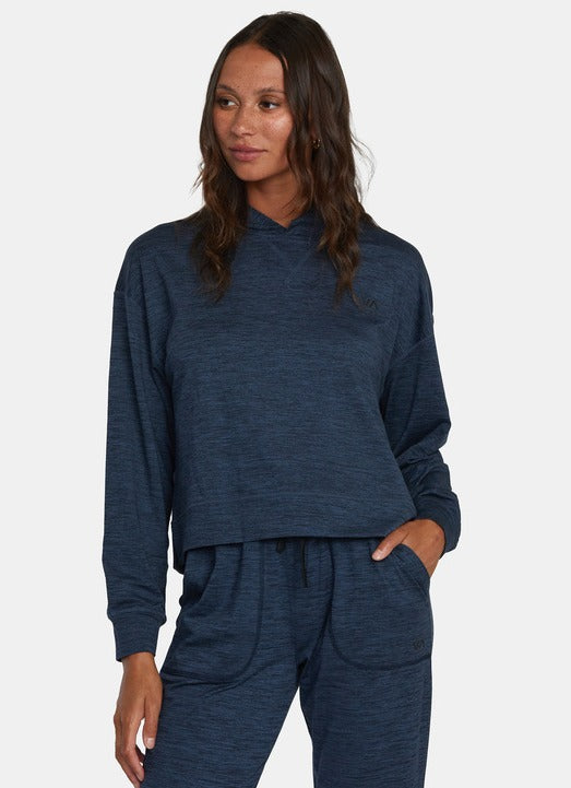 Rvca C-Able Cropped Workout Hoodie
