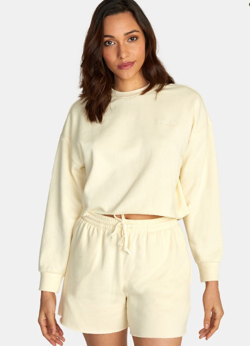 RVCA Test Drive Cropped Sweatshirt - Sunday Collection