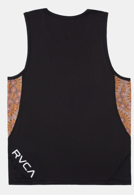 Rvca Kelsey Brookes Sport Vent Muscle Tank Top