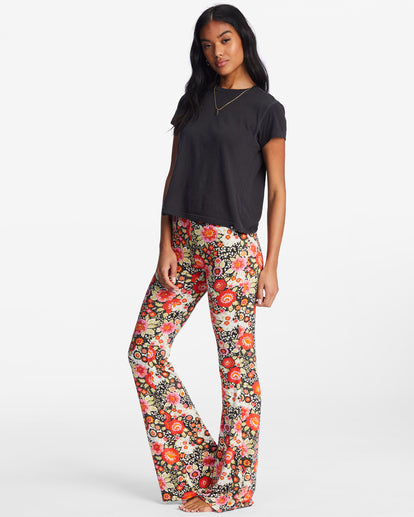 Shop Aerie Groove-On Velour High Waisted Flare Pant online | American Eagle  Outfitters KSA