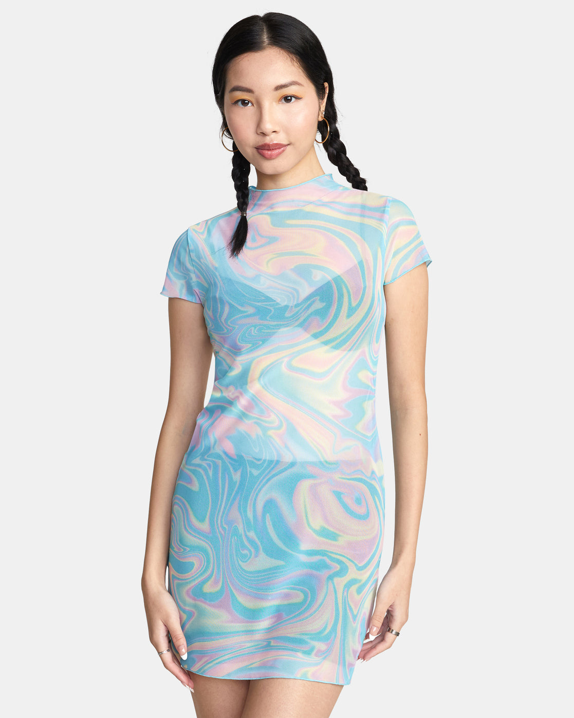 Rvca t cheap shirt dress