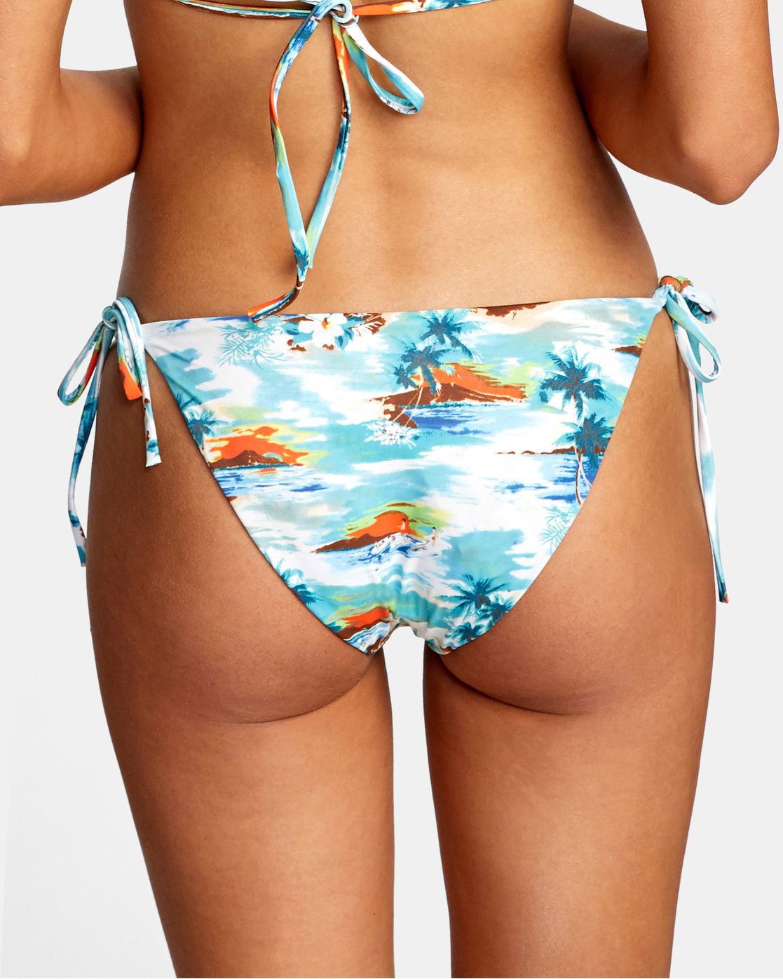 RVCA Hot Tropic Mid-Rise Bikini Bottom