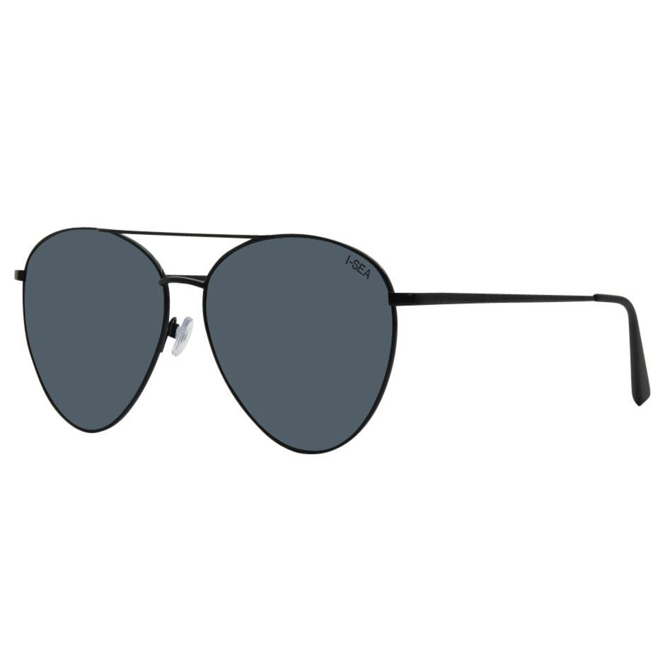 I-SEA Charlie Polarized Sunglasses - Black & Smoke