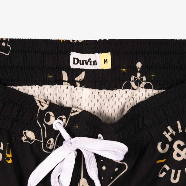 Duvin Chips N Dip Swim Short - Black