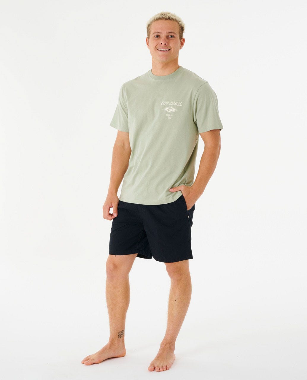 Rip Curl Fade Out Essential Tee - Sage