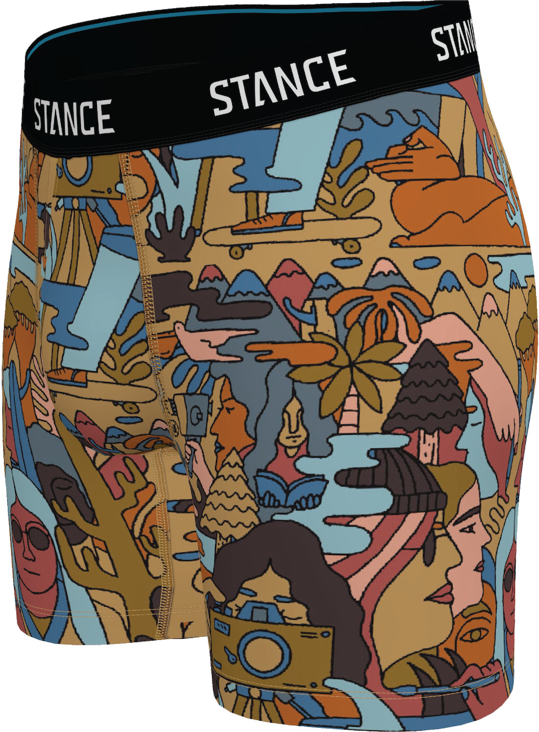 Stance Poly Boxer Brief Underwear - Calication