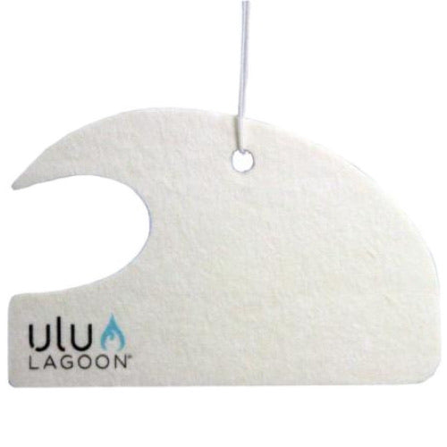 Ulu Lagoon White Mini Wave Air Freshener (Coconut Surf Wax Scent)