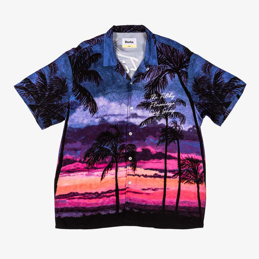 Duvin Pink Skies Buttonup