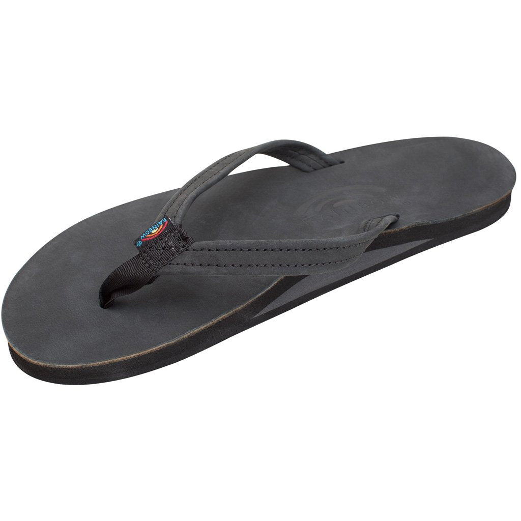 Rainbow Sandals Single Layer Premier Leather with Arch Support and a Narrow Strap (Womens)