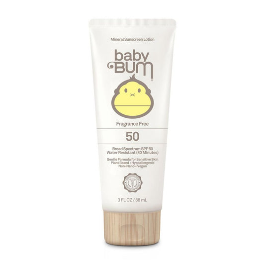 Sun Bum Baby Bum SPF 50 Mineral Sunscreen Lotion Fragrance Free - 3oz
