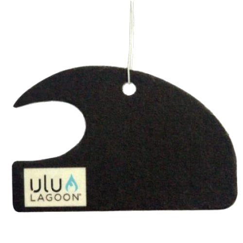 Ulu Lagoon Black Mini Wave Air Freshener (Coconut Surf Wax Scent)